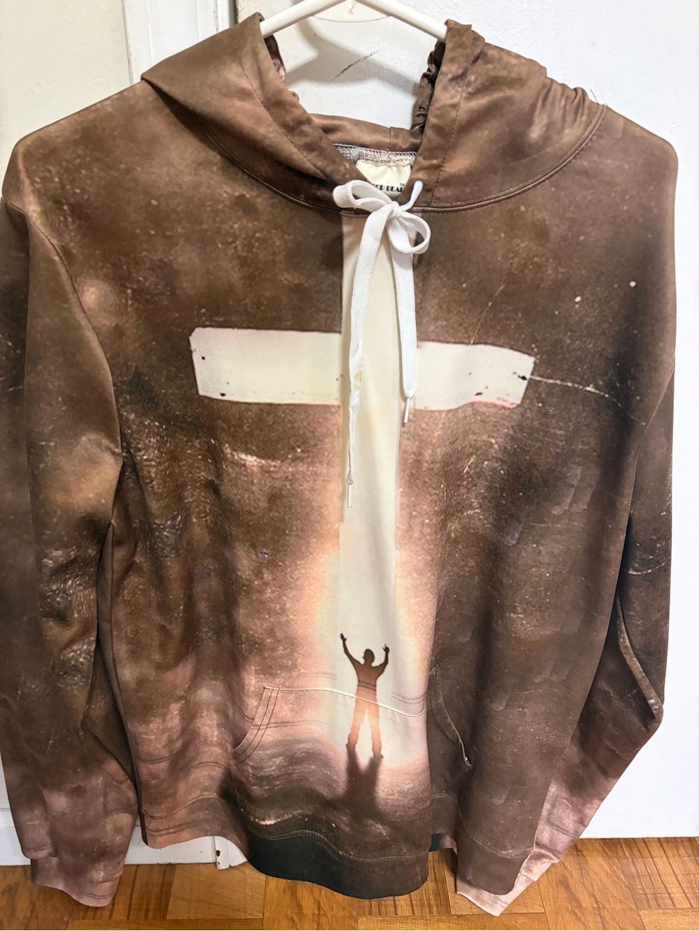 Brown Graphic Christian Hoodie Sweatshirt -